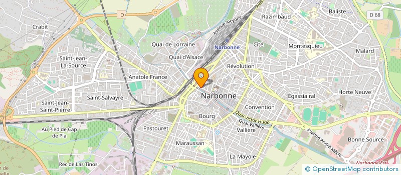 localisation de l'entreprise MONSIEUR FRANCOIS DUFILS à NARBONNE