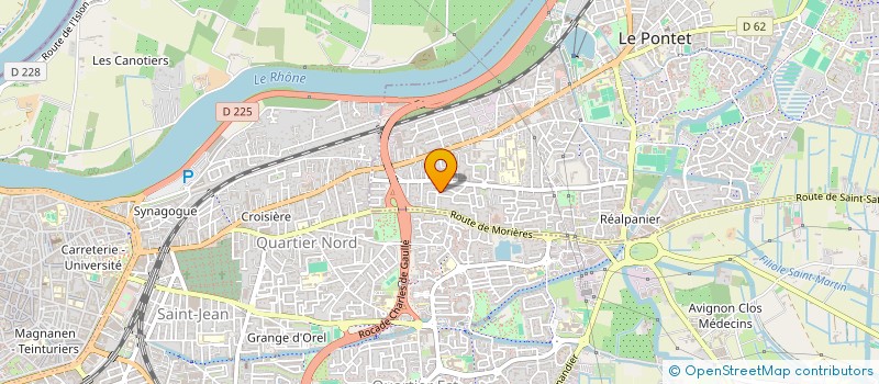 localisation de l'entreprise MONSIEUR FRANCOIS DUFOUR  LE PONTET