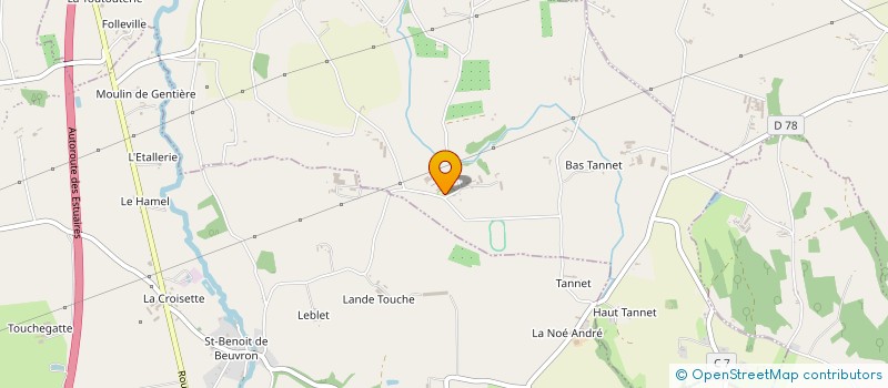 localisation de l'entreprise MONSIEUR FRANCOIS DUFOUR  SAINT-SENIER-DE-BEUVRON