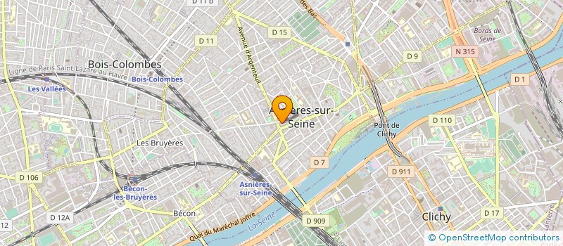localisation de l'entreprise MONSIEUR FRANCOIS DUFOUR à ASNIERES-SUR-SEINE