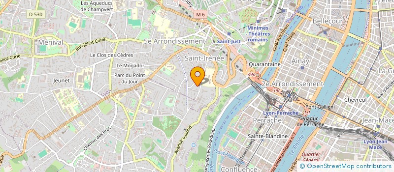 localisation de l'entreprise MONSIEUR FRANCOIS DUFOUR à LYON