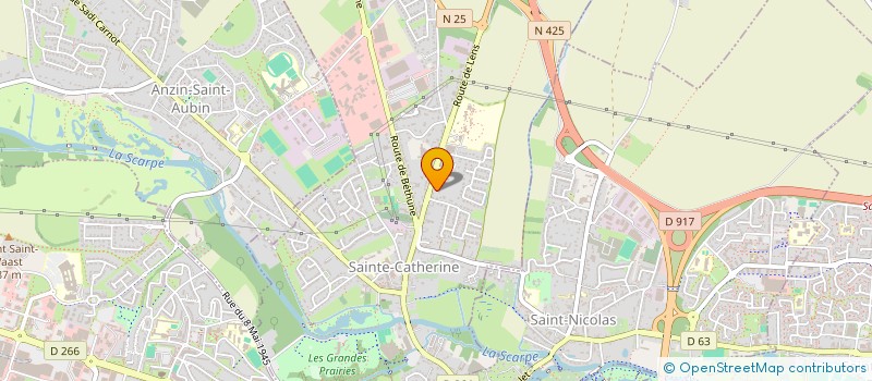 localisation de l'entreprise MONSIEUR FRANCOIS DUGAVE  SAINTE-CATHERINE