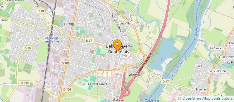 localisation de l'entreprise MONSIEUR FRANCOIS DUGEAI  BELLEVILLE-EN-BEAUJOLAIS