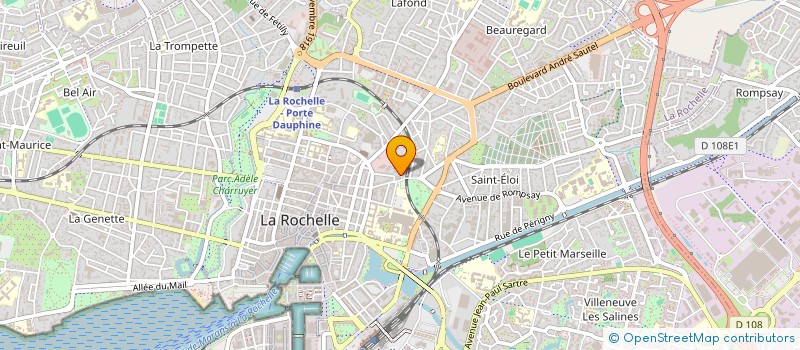 localisation de l'entreprise MONSIEUR FRANCOIS DULAC  LA ROCHELLE