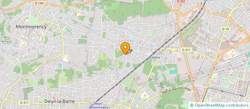 localisation de l'entreprise MONSIEUR FRANCOIS DUMAS  GROSLAY