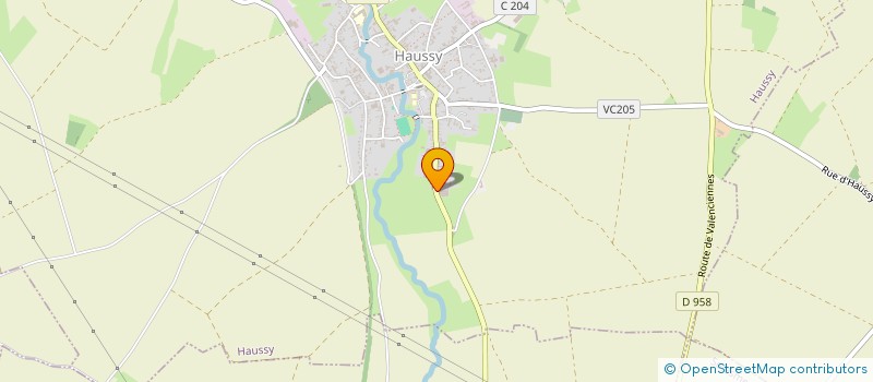 localisation de l'entreprise MONSIEUR FRANCOIS DUMONT  HAUSSY