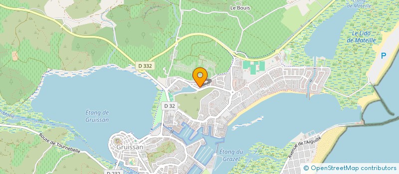 localisation de l'entreprise MONSIEUR FRANCOIS DUMORTIER  GRUISSAN