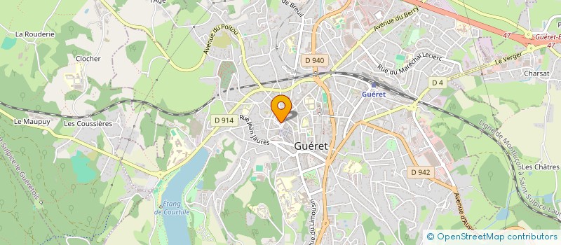 localisation de l'entreprise MONSIEUR FRANCOIS DUMOUTIER à GUERET