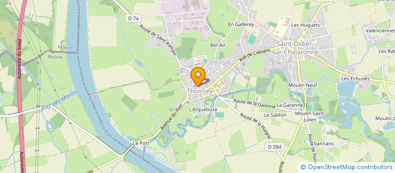 localisation de l'entreprise MONSIEUR FRANCOIS DUPASQUIER  THOISSEY