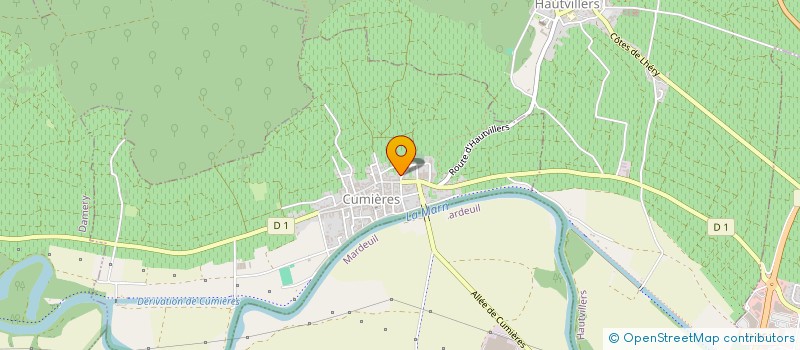 localisation de l'entreprise MONSIEUR FRANCOIS DUPONT  CUMIERES