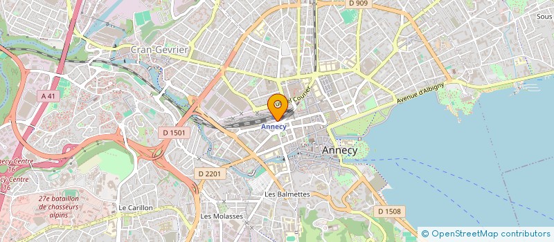 localisation de l'entreprise MONSIEUR FRANCOIS DUPONT à ANNECY