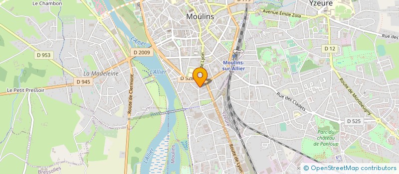 localisation de l'entreprise MONSIEUR FRANCOIS DUPOUX à MOULINS