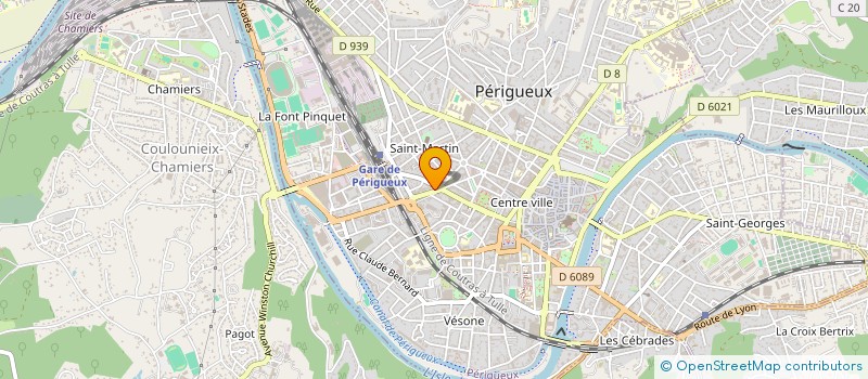 localisation de l'entreprise MONSIEUR FRANCOIS DUPRAT à PERIGUEUX