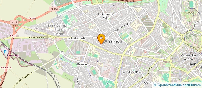 localisation de l'entreprise MONSIEUR FRANCOIS DUPUIS à CAEN