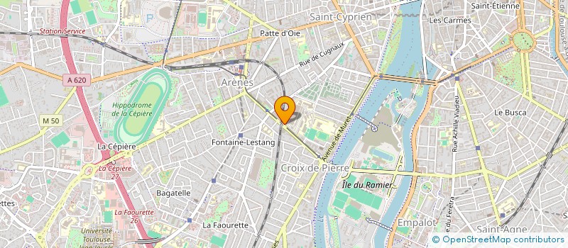localisation de l'entreprise MONSIEUR FRANCOIS DUPUIS-LECONTE  TOULOUSE