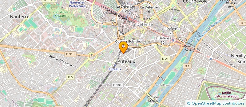 localisation de l'entreprise MONSIEUR FRANCOIS DUPUY à PUTEAUX