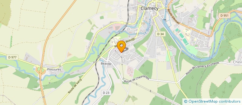 localisation de l'entreprise MONSIEUR FRANCOIS DUQUE à CLAMECY