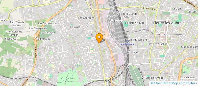 localisation de l'entreprise MONSIEUR FRANCOIS DURAND  FLEURY LES AUBRAIS