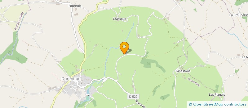 localisation de l'entreprise MONSIEUR FRANCOIS DURAND  DURENQUE