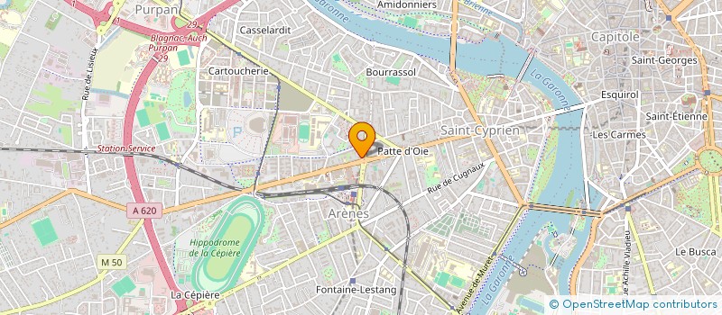 localisation de l'entreprise MONSIEUR FRANCOIS DURAND à TOULOUSE