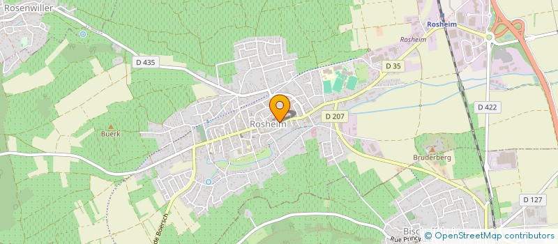 localisation de l'entreprise MONSIEUR FRANCOIS DURR  ROSHEIM