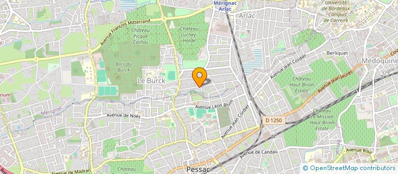 localisation de l'entreprise MONSIEUR FRANCOIS DUSSAUD  MERIGNAC