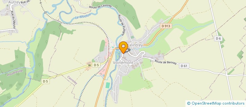 localisation de l'entreprise MONSIEUR FRANCOIS DUVAL  CEINTREY