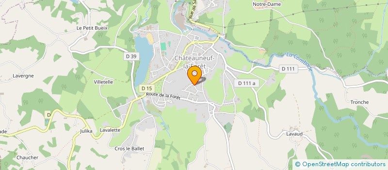 localisation de l'entreprise MONSIEUR FRANCOIS DUVERNEIX à CHATEAUNEUF-LA-FORET