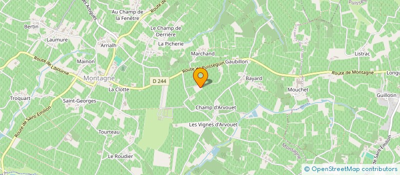 localisation de l'entreprise MONSIEUR FRANCOIS DUVERNEUIL  MONTAGNE