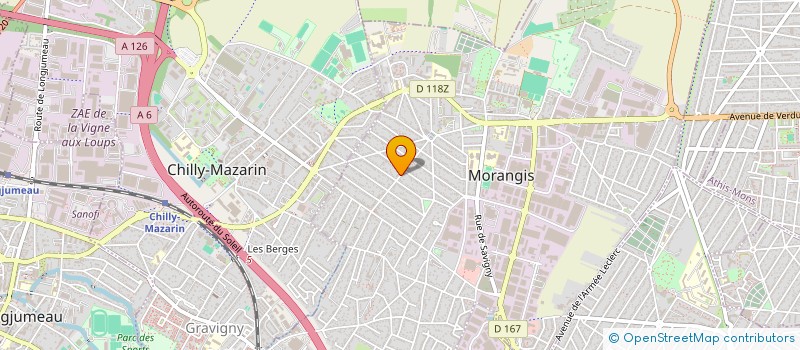 localisation de l'entreprise MONSIEUR FRANCOIS DUVERT  MORANGIS