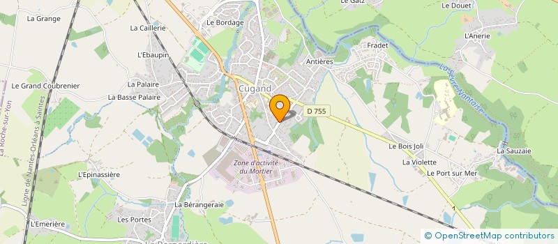 localisation de l'entreprise MONSIEUR FRANCOIS ECHAPPE  CUGAND