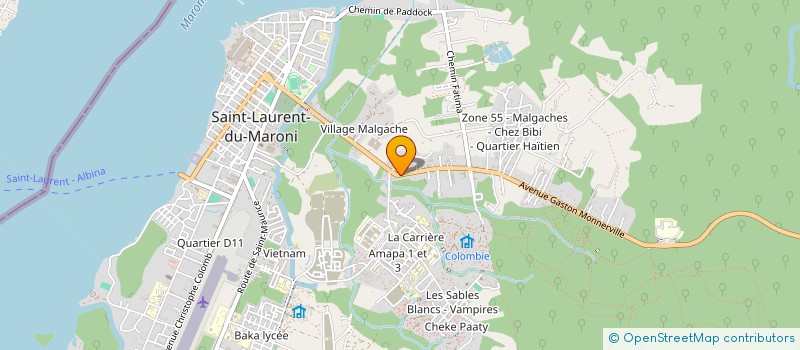 localisation de l'entreprise MONSIEUR FRANCOIS EDUARDS à SAINT-LAURENT-DU-MARONI