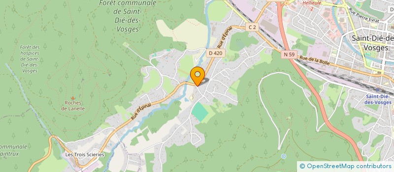 localisation de l'entreprise MONSIEUR FRANCOIS EJILMOUDY à SAINT-DIE-DES-VOSGES