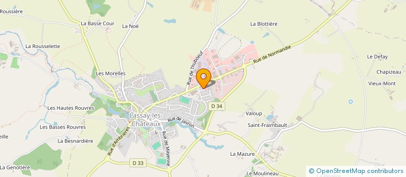 localisation de l'entreprise MONSIEUR FRANCOIS ELOY à LASSAY-LES-CHATEAUX