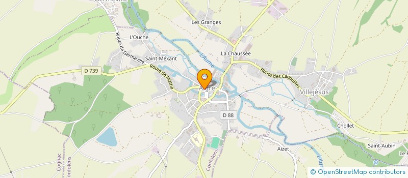 localisation de l'entreprise MONSIEUR FRANCOIS EMERIAUD à RANVILLE-BREUILLAUD