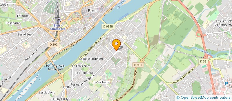 localisation de l'entreprise MONSIEUR FRANCOIS-EMMANUEL BLANC  BLOIS