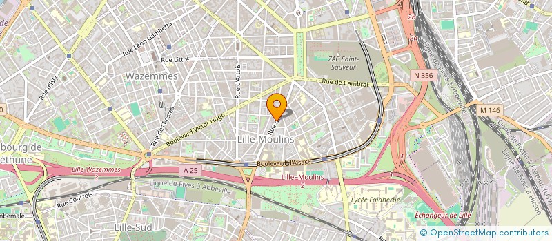 localisation de l'entreprise MONSIEUR FRANCOIS-EMMANUEL MOPIN  LILLE