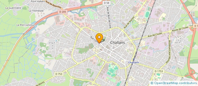 localisation de l'entreprise MONSIEUR FRANCOIS ERCEAU à CHALLANS