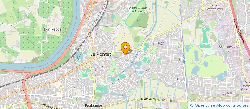 localisation de l'entreprise MONSIEUR FRANCOIS ERGEN  LE PONTET