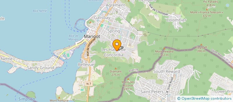 localisation de l'entreprise MONSIEUR FRANCOIS ERIC ARRONDELL  SAINT-MARTIN