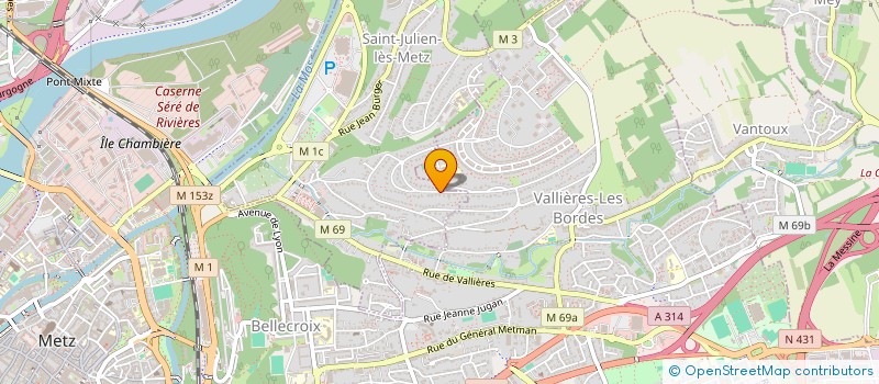 localisation de l'entreprise MONSIEUR FRANCOIS ERLING  SAINT-JULIEN-LES-METZ