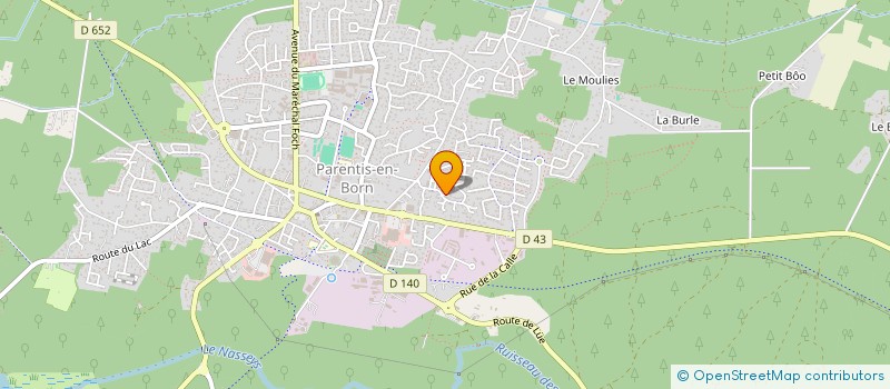 localisation de l'entreprise MONSIEUR FRANCOIS ESQUIROL à PARENTIS-EN-BORN