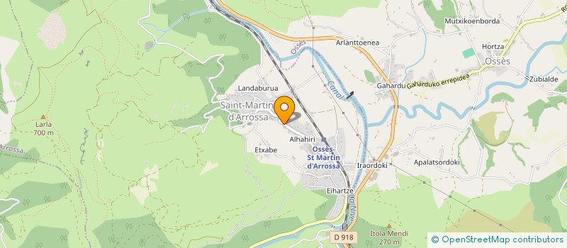 localisation de l'entreprise MONSIEUR FRANCOIS ETCHEVERRY à BIDARRAY