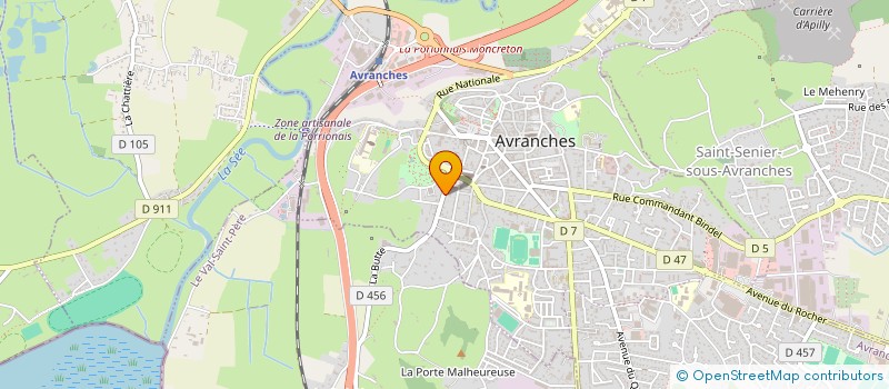 localisation de l'entreprise MONSIEUR FRANCOIS ETIENVRE  AVRANCHES