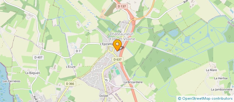 localisation de l'entreprise MONSIEUR FRANCOIS EURY  SAINT-PERE-MARC-EN-POULET