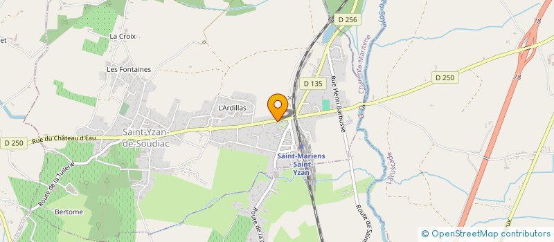localisation de l'entreprise MONSIEUR FRANCOIS EYROLLES  SAINT-YZAN-DE-SOUDIAC