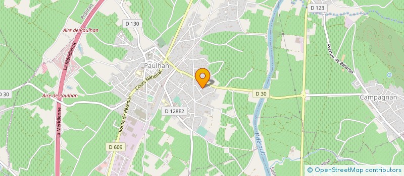 localisation de l'entreprise MONSIEUR FRANCOIS FABIEN RANCIER  PAULHAN