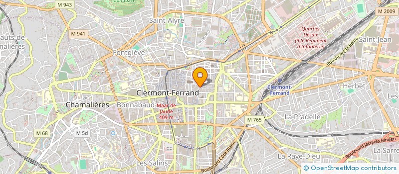 localisation de l'entreprise MONSIEUR FRANCOIS FABRE  CLERMONT-FERRAND