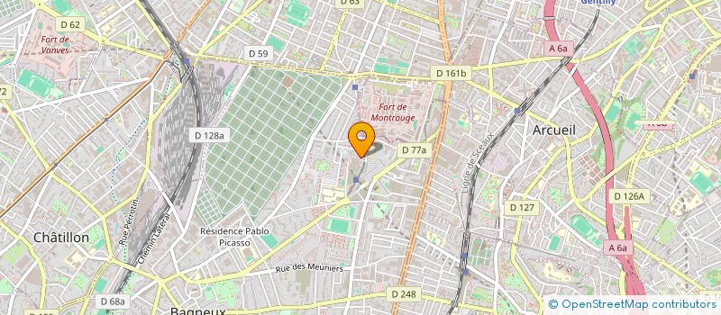 localisation de l'entreprise MONSIEUR FRANCOIS FABRE à BAGNEUX