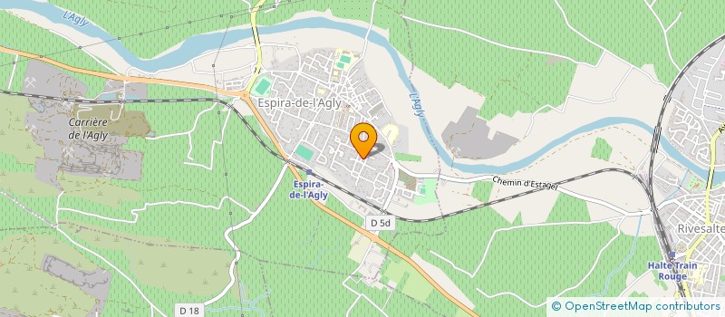 localisation de l'entreprise MONSIEUR FRANCOIS FABRE  ESPIRA DE L'AGLY